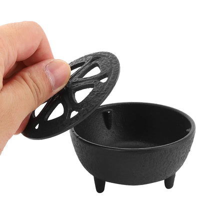 Cast Iron Lotus Shaped Cauldron
